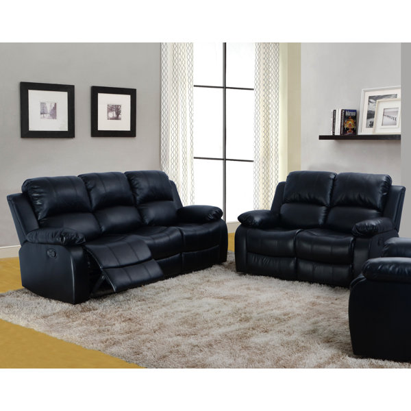 2 piece leather 2024 recliner set